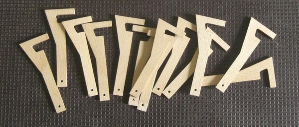 photo of keys cut by CNC machine