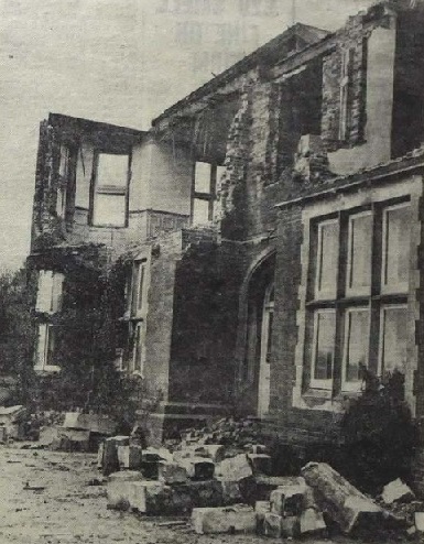 Photo of demolished school