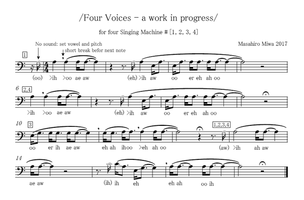 score by Masahiro Miwa