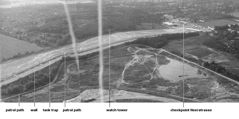 kite photo of the Berlin Wall